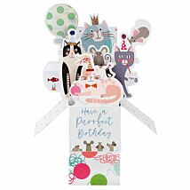 Clever Cubes ‘Cats’ 3D Birthday Card