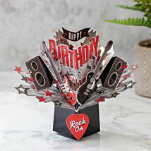 ‘Birthday Rock’ 3D Pop Up Card