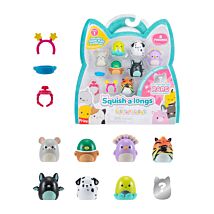 Squish-A-Long 1” Mini Squish & Ring Pack of 8