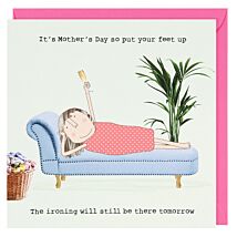 ‘Feet Up’ Mother’s Day Card