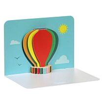 Hot Air Balloon 3D Greetings Card