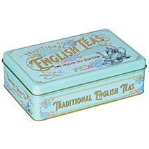 Vintage Victorian Tin with 72 Tea Bag Selection