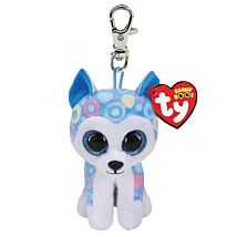 Helena Husky Beanie Boo Key Clip