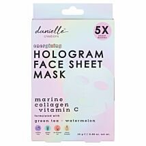 Holographic Energising Pack Of Five Sheet Masks
