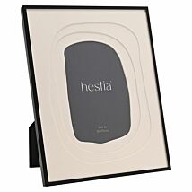 Hestia Black & Cream Layered Mount 4x6 Photo Frame