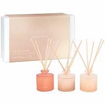 Serenity Tranquil Set of Three 50ml Reed Diffusers