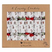 Woodland Set of 6 Christmas Crackers