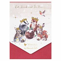 'The Christmas Party' Set Of 8 Christmas Cards