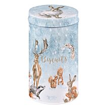 ‘Winter Wonderland’ Christmas Biscuit Tin with Shortbread Biscuits