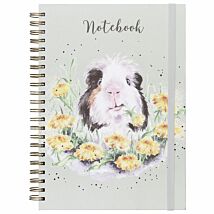 ‘Dandy Day’ Guinea Pig Spiral Bound A4 Notebook