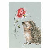 ‘Busy as a Bee’ Hedgehog A6 Notebook