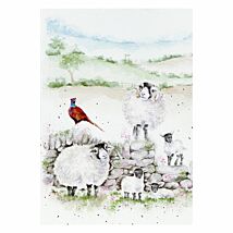 ‘New Pastures’ Sheep A6 Notebook