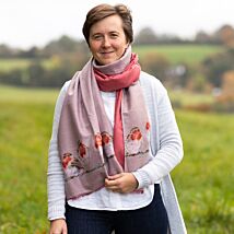 ‘Jolly Robin’ Winter Scarf