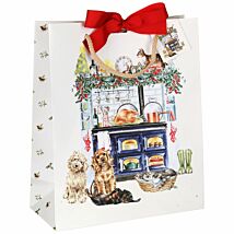 ‘The Country Christmas Kitchen’ Large Christmas Gift Bag