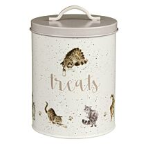 Round Cat Treat Tin