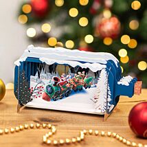 Santa Express Message In A Bottle Christmas Card
