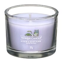 A Calm & Quiet Place Single Signature Filled Votive
