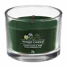 Silver Sage & Pine Single Signature Filled Votive