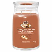 Pumpkin Cinnamon Swirl Signature Large Jar Candle
