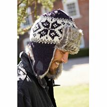 Yukon Fur Charcoal Trapper Hat