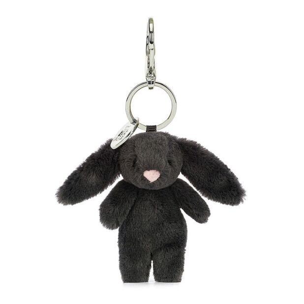 Jellycat Bashful Bunny Inky Bag Charm Temptation Gifts