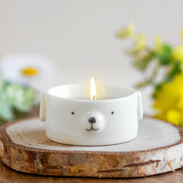 Dog tea light on sale holder