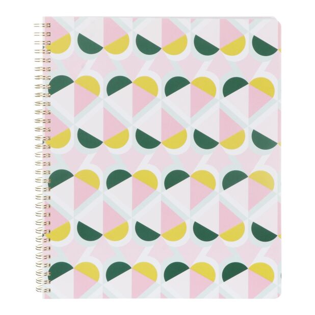 Kate Spade New York Geo Spade Large Spiral Notebook | Temptation Gifts