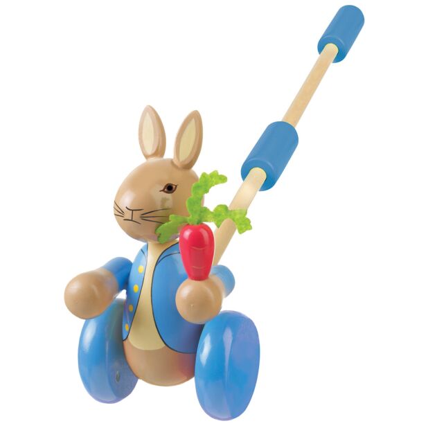 Orange Tree Toys Peter Rabbit Push Along Toy Temptation Gifts