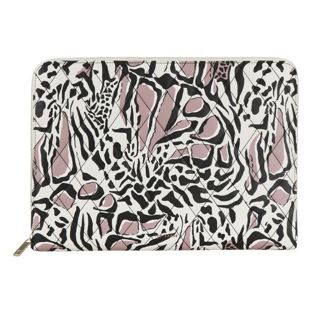 Ted Baker BALEIGH Giraffe Quilted 13 Inch Laptop Case