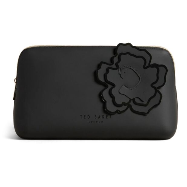 Ted Baker Jelika Magnola Floral Wash Bag in Black