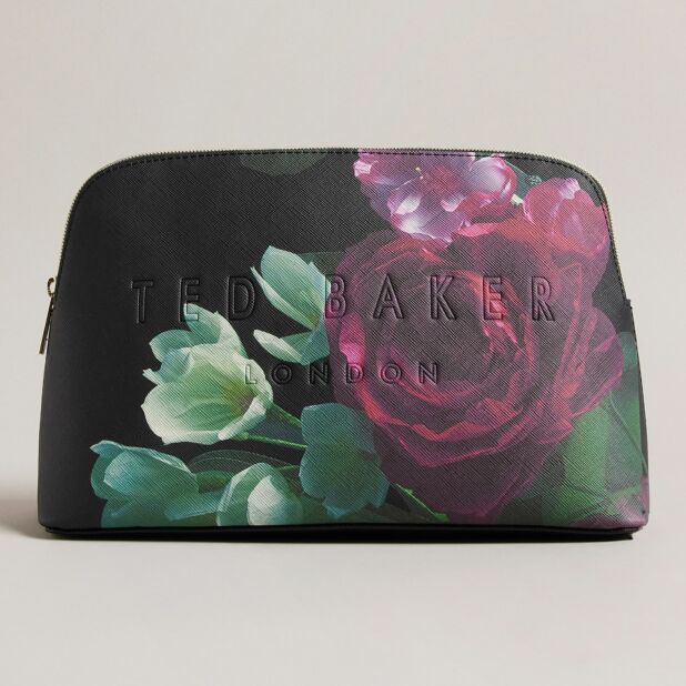 Ted Baker PAPIEE Black Floral Wash Bag