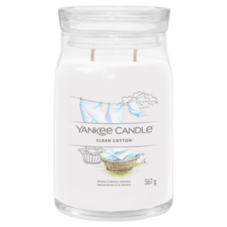 Clean Cotton Signature Large Jar Candle