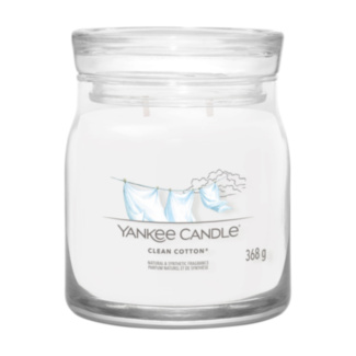 Clean Cotton Signature Medium Jar Candle