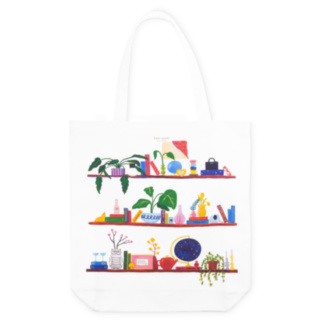 Charmed Library Canvas Book Tote