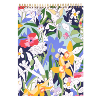 Paint by Numbers Large Top Spiral Notebook