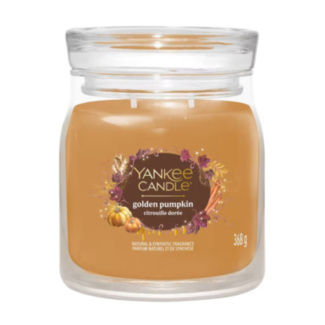 Golden Pumpkin Signature Medium Jar Candle