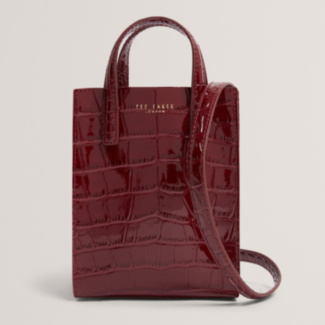 WENISSA Wine Croc Effect Mini Icon Bag