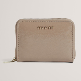 CRINNIE Stone Crinkle Textured Icon Zip Around Purse