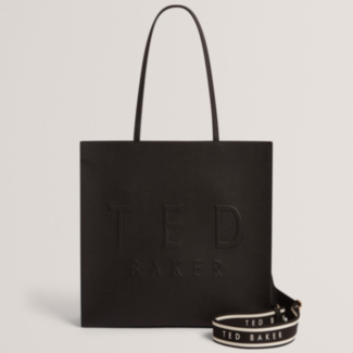 ICONNY Jet Black Webbing Large Icon Bag