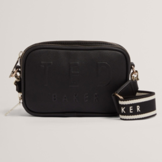 LAULI Jet Black Webbing Small Camera Bag