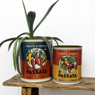 Set of 2 XL ‘Passata’ Storage Tins