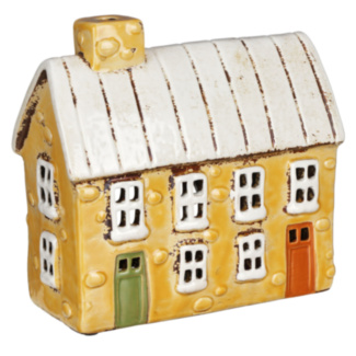 Double Terrace House Tealight Holder