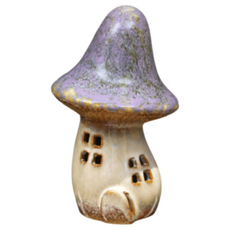 Magical Mushrooms Tall Blue House