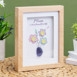 ‘Mum’ Pebble Plaque