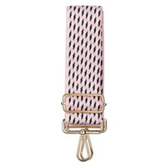 Bold Lines Pink Bag Strap