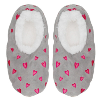 Ditsy Hearts Women’s Cosy Slippers