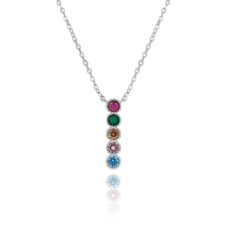 Glam Rox Elegant Silver Plated Necklace