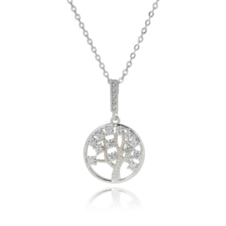 Tree of Life Elegant Silver Plated Necklace
