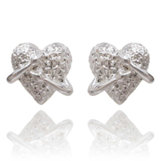 Captured With Love ‘Little Hug’ Hearts Earrings