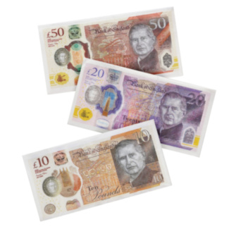 King Charles III Bank Note Tissues - Select Design